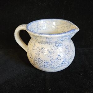 Red Wing Stoneware Pottery Sponge Ware Creamer Pitcher